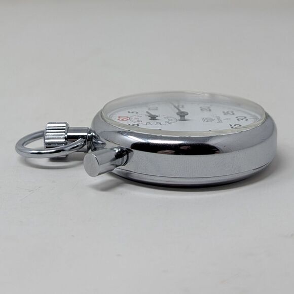 Vintage Tag Heuer Trackmate Stopwatch 1/5 Ref 592 With Box Receipt 1980s Tested - Picture 10 of 12